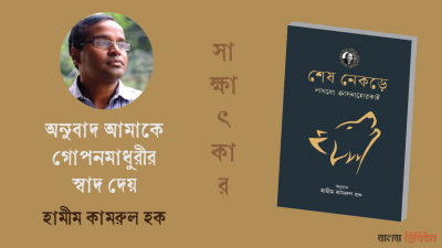 অনুবাদ আমাকে গোপনমাধুরীর স্বাদ দেয় : হামীম কামরুল হক