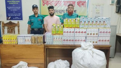 চোরাচালান চক্রের সক্রিয় সদস্য ইসতিয়াক হোসেনকে গ্রেফতার করা হয়েছে