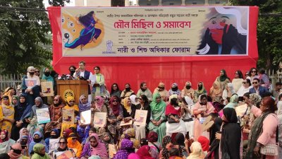 বক্তব্য রাখছেন বিএনপির জাতীয় স্থায়ী কমিটির সদস্য সালাহউদ্দিন আহমেদ/ বাংলা ট্রিবিউন