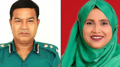 পুলিশের সাবেক অতিরিক্ত ডিআইজি হামিদুল আলম মিলন ও তার স্ত্রী শাহাজাদী আলম লিপি