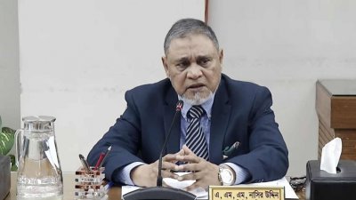 প্রধান নির্বাচন কমিশনার (সিইসি) এএমএম নাসির উদ্দিন/ বাংলা ট্রিবিউন