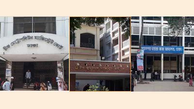 চিফ মেট্রোপলিটন ম্যাজিস্ট্রেট আদালত, চিফ জুডিসিয়াল ম্যাজিস্ট্রেট আদালত ও মহানগর দায়রা জজ আদালত