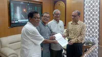 প্রাথমিক ও গণশিক্ষা উপদেষ্টার কাছে স্মারকলিপি দিয়েছে জাতীয় শিক্ষা ও সংস্কৃতি রক্ষা আন্দোলন/বাংলা ট্রিবিউন