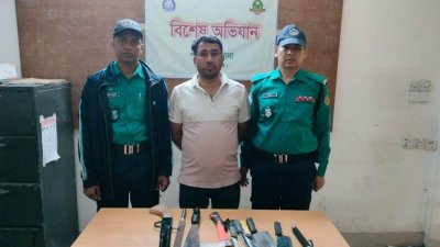 গ্রেফতারকৃত ইসমাইল হোসেন