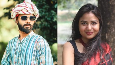 রাজা আকাশ সরকার ও রানি মালিহা ফাইরুজ ফারিন (মেলিসা)