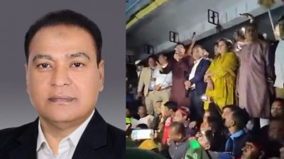 ভাঙ্গুড়া উপজেলা বিএনপির আহ্বায়ক নূর-মুজাহিদ স্বপন (বাঁয়ে)/কোলাজ