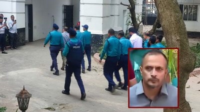 আদালতে নেওয়া হচ্ছে বিজিবির কর্মকর্তা লেফটেন্যান্ট কর্নেল রেদোয়ানুল ইসলামকে