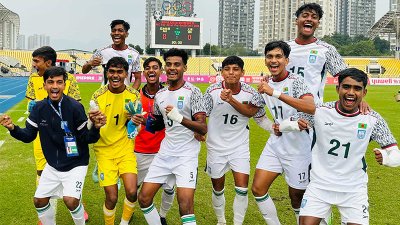 এবার ব্রুনাইকে ৮ গোলে উড়িয়ে দিলো বাংলাদেশ