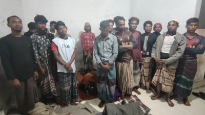 আটক রোহিঙ্গারা