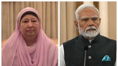 খালেদা জিয়া ও নরেন্দ্র মোদি