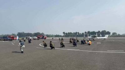 মহড়ায় অংশ নিয়েছে ১২টিরও বেশি সংস্থা