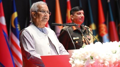 অনুষ্ঠানে বক্তব্য রাখছেন প্রধান উপদেষ্টা প্রফেসর ড. মুহাম্মদ ইউনূস