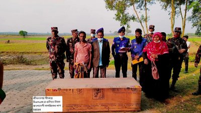 পতাকা বৈঠকের পর বিএসএফ মরদেহ হস্তান্তর করে