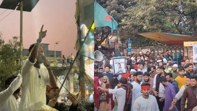 আসিফ মাহমুদের বিজয় র‍্যালি