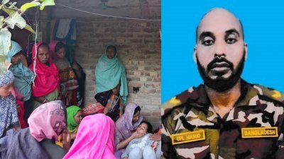 সুদানের আবেই এলাকায় জাতিসংঘ শান্তি রক্ষা মিশনের ঘাঁটিতে সন্ত্রাসীদের ড্রোন হামলায় নিহত নাটোরের শান্তিরক্ষী মাসুদ রানার বাড়িতে মাতম