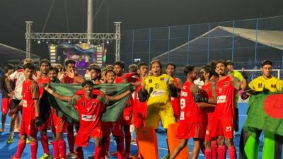 অনূর্ধ্ব ২১ বিশ্বকাপের চ্যালেঞ্জার কাপে অস্ট্রিয়াকে হারিয়ে ট্রফি জিতে বাংলাদেশ