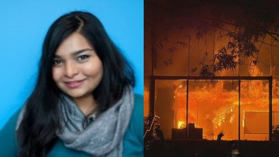 জাইমা ইসলাম ও ডেইলি স্টার ভবনে আগুন