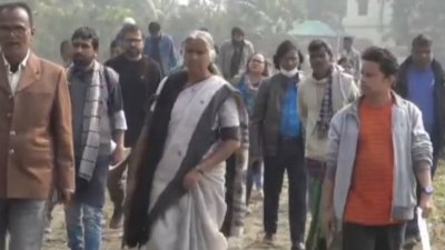 হত্যার শিকার শ্রমিক দীপুর গ্রামের বাড়ি পরিদর্শন করেছেন ১৭টি মানবাধিকার সংগঠনের নেতৃবৃন্দ