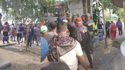 সাতক্ষীরায় বেতনা নদী অবৈধভাবে খনন করে মাটি লুটপাটের ঘটনায় আটক এক ব্যক্তিকে পুলিশ ফাঁড়ি থেকে ছিনিয়ে নেওয়া হয়েছে