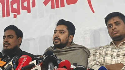 এনসিপির সংবাদ সম্মেলন
