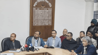 জবি শিক্ষক সমিতির সংবাদ সম্মেলন