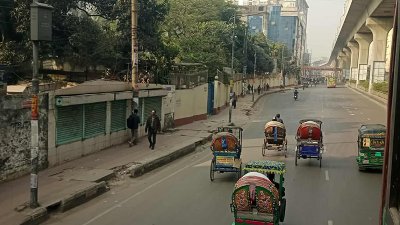 ব্যস্ত শহর আজ নীরব