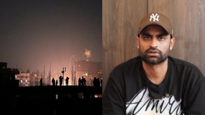 রাজধানীতে আতশবাজি ফোটানোর দৃশ্য ও তামিম ইকবাল