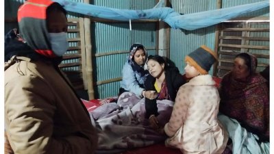 নিহত রানা প্রতাপ বৈরাগীর স্বজনদের আহাজারি