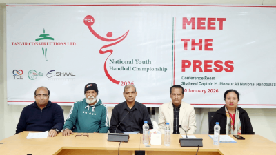 যুব পুরুষ হ্যান্ডবল উপলক্ষে সংবাদ সম্মেলন