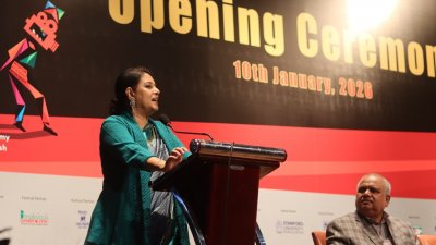 বক্তব্য রাখছিলেন উপদেষ্টা সৈয়দা রিজওয়ানা হাসান