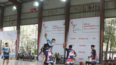 পল্টনে হচ্ছে জাতীয় পুরুষ হ্যান্ডবল।