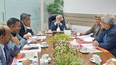 ইউজিসির সঙ্গে শিক্ষা মন্ত্রণালয়ের মাধ্যমিক ও উচ্চ শিক্ষা বিভাগ, কারিগরি ও মাদ্রাসা শিক্ষা বিভাগ এবং জাতীয় বিশ্ববিদ্যালয় কর্তৃপক্ষের সভা। ছবি: সংগৃহীত