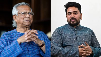 মুহাম্মদ ইউনূস ও নাহিদ ইসলাম