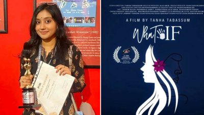 চলচ্চিত্রটির নির্মাতা জগন্নাথ বিশ্ববিদ্যালয়ের (জবি) ফিল্ম অ্যান্ড টেলিভিশন বিভাগের ২০২৩-২৪ শিক্ষাবর্ষের শিক্ষার্থী তানহা তাবাসসুম