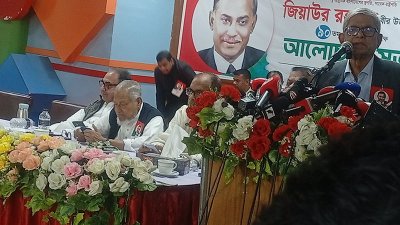 রাজধানীর কাকরাইলে ডিপ্লোমা ইঞ্জিনিয়ার্স ইনস্টিটিউশনে বক্তব্য দিচ্ছেন বিএনপি মহাসচিব মির্জা ফখরুল ইসলাম আলমগীর। ছবি: বাংলা ট্রিবিউন