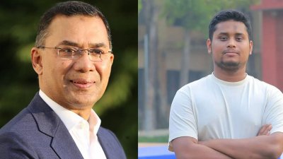 তারেক রহমান ও হাসনাত আবদুল্লাহ