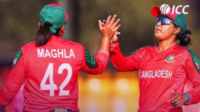 নারীদের টি-টোয়েন্টি বিশ্বকাপের বাছাইয়ে সুপার সিক্সে বাংলাদেশ 