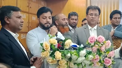 ঢাকা-৬ আসনের বিএনপি মনোনীত প্রার্থী ইঞ্জিনিয়ার ইশরাক হোসেন। ছবি: বাংলা ট্রিবিউন