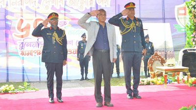 ৬৩তম ব্যাচ মহিলা কারারক্ষীদের বুনিয়াদি প্রশিক্ষণ কোর্সের সমাপনী কুচকাওয়াজ অনুষ্ঠানে স্বরাষ্ট্র উপদেষ্টা