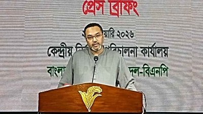 সংবাদ সম্মেলনে মাহাদী আমিন