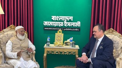 জামায়াত আমিরের সঙ্গে মার্কিন রাষ্ট্রদূত
