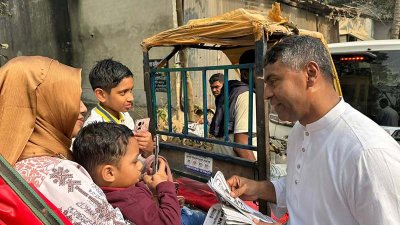 নির্বাচনের প্রচারণা ও গণসংযোগে এসএম জাহাঙ্গীর হোসেন