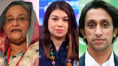 শেখ হাসিনা, টিউলিপ সিদ্দিক ও রাদওয়ান মুজিব সিদ্দিক
