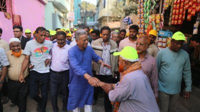 আমির খসরু মাহমুদ চৌধুরীর  নির্বাচনি জনসংযোগ