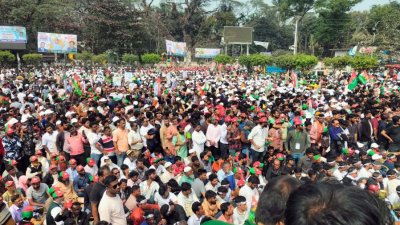 দেশজুড়ে চলছে জমজমাট নির্বাচনি প্রচারণা