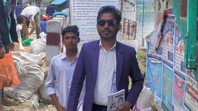 ট্রাক প্রতীকের প্রার্থী এম এ বাশার