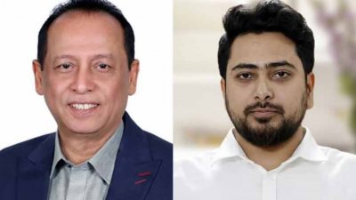 এম এ কাইয়ুম ও নাহিদ ইসলাম। ছবি: সংগৃহীত