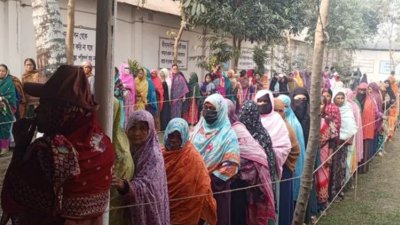 সুনামগঞ্জের পাঁচটি আসনেই বিএনপির প্রার্থীরা এগিয়ে আছেন