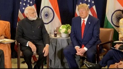 নরেন্দ্র মোদি ও ডোনাল্ড ট্রাম্প। ফাইল ছবি: রয়টার্স