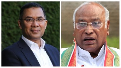 তারেক রহমান ও মল্লিকার্জুন খড়গে